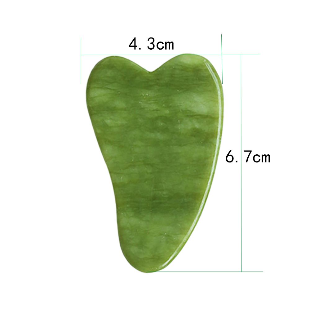 Facial Massage Gua Sha Detox Tools Natural Jade Stone Scraper Massager Skin Beauty Guasha for Face Lifting Body Slimming Relax