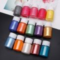 15 Colors Mica Powder Epoxy Resin Dye Pearl Pigment Natural Mica Mineral Powder T8WB