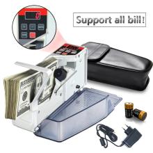 Portable Handy Bill Money Counter Machine Money Detector UV Tester Currency Note Money Counting Machine Financial Equipment