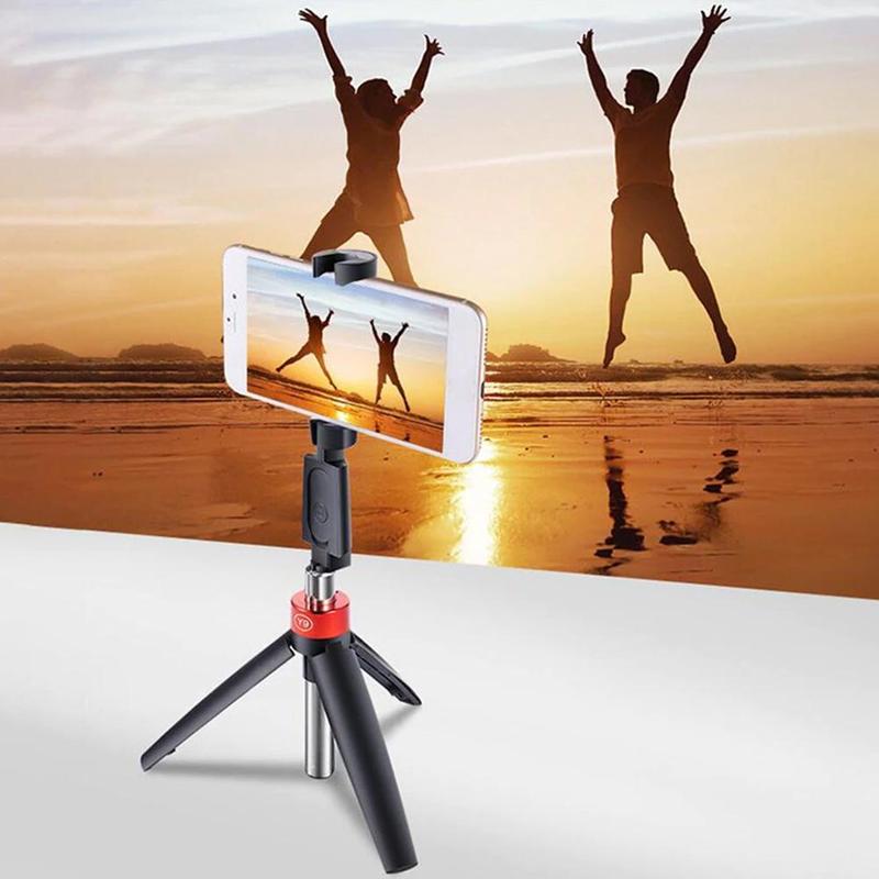 Mini wireless blue tooth selfie stick with built-in remote control Foldable Expandable Monopod for iPhone IOS Android