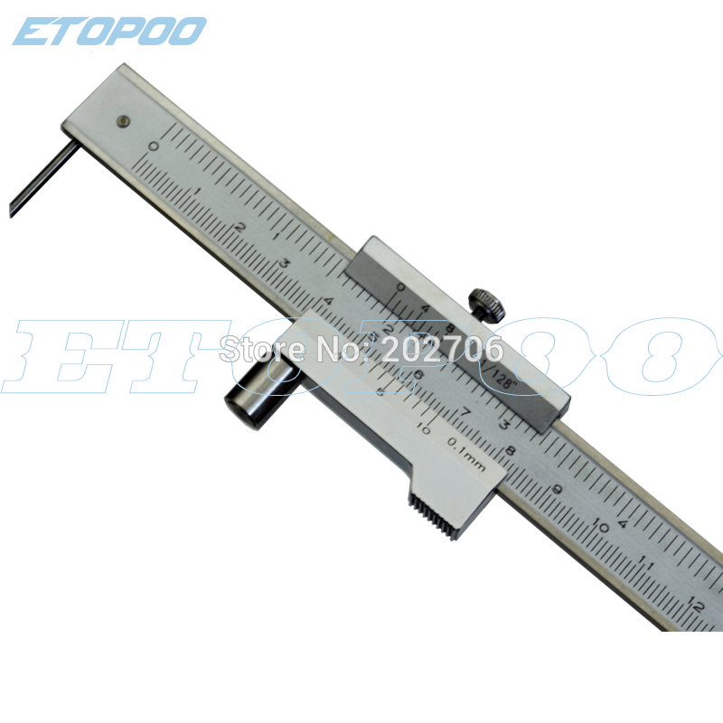 0-200MM Vernier Caliper With Carbide Scriber Parallel Marking Gauging Ruler Marking Measuring Instruments Parallel Cross Caliper