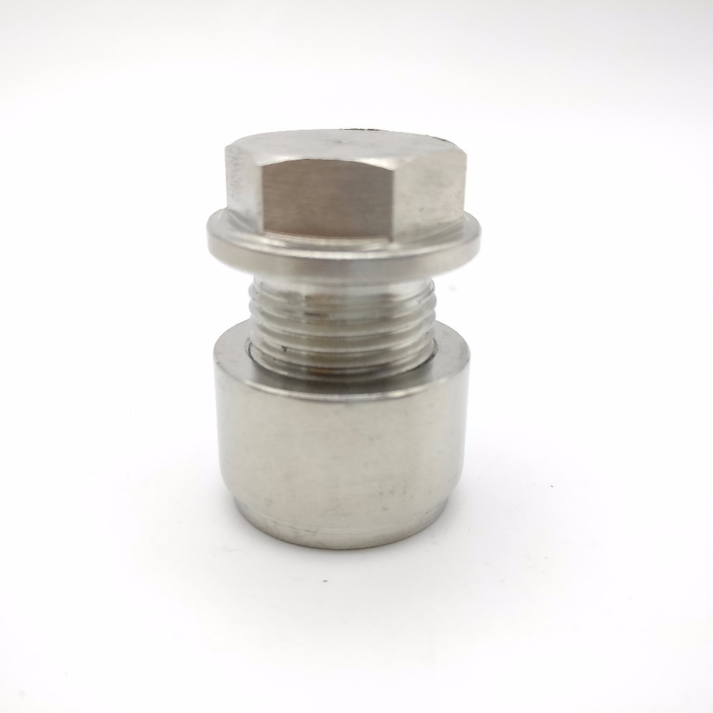 Oxygen Sensor Weld Bung M18x1.5 Stainless Steel 304 Nut fitting O2 universal standard(1 Bungs/1 Plugs)