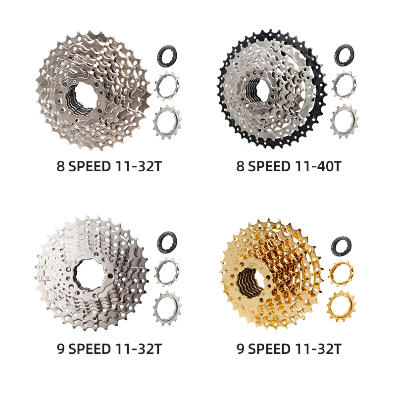 MEROCA 8 9 10 11 12 Speed MTB Bicycle Freewheel Pure Steel 32 36 40 42 46 50 52T Cassette Flywheel Mountain Bike