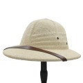 2019 Straw Helmet Pith Fedora Hats For Women Men Vietnam War Army Sun Hat Dad Boater Bucket Hats Safari Jungle Miners Cap