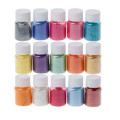DIY handmade soap making pigment 15 color powder dye epoxy resin pearl natural mica powder pigment пигмент для смолы liquid 22*