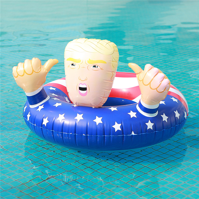 2020 New Adult Kids Swimming Ring Water Floating Lounge Chair Funny Printing Creative Water Games Accessory Pool Tools