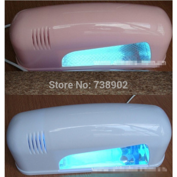 1pc 2019 New Nail Art Polish Dryer Fingernail Enamel Drying Machine Tool 9W Stoving UV Lamp Gel Nail Kit , 110V-220V White