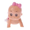 Twist Ass Baby Crawling Crawl Doll Clockwork Doll Wind Up Toy For Boy Girl Party Gift