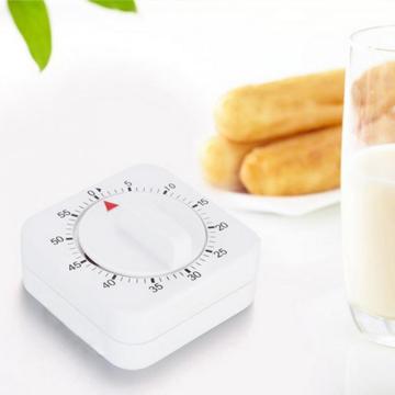 1PC 60 Minutes Kitchen Timer Mechanical Count Down Counting Tool 3s Reminder Student Self Study Sport Game Kitchen Cooking Tool