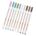 10Pcs 6551BR Metal Markers Paint Pens for Painting Mark DIY Marker Pen Art Marker for Stationery Paint Pens 10 sticks r57