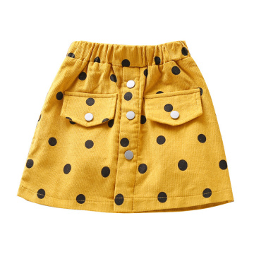 Baby Toddler Children Clothing School Polka Dot Girls Skirt Bottoming Princess Kids Short SKirt Summer Child Clothes 3-8Y