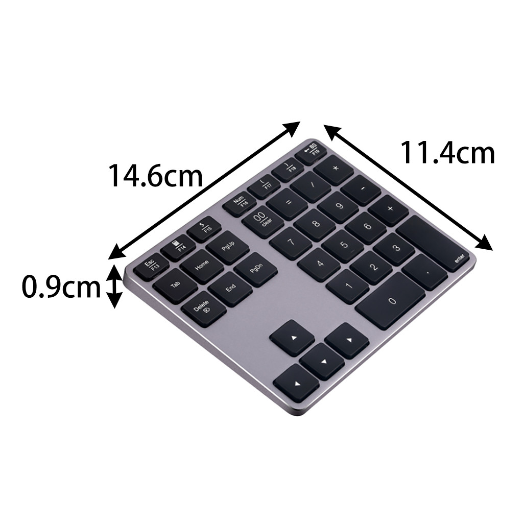 EPULA клавиатура Wireless Bluetooth 34 Keys Numeric Keypad Number Pad Keyboard For Apple Mac-book Mini Cute number teclado