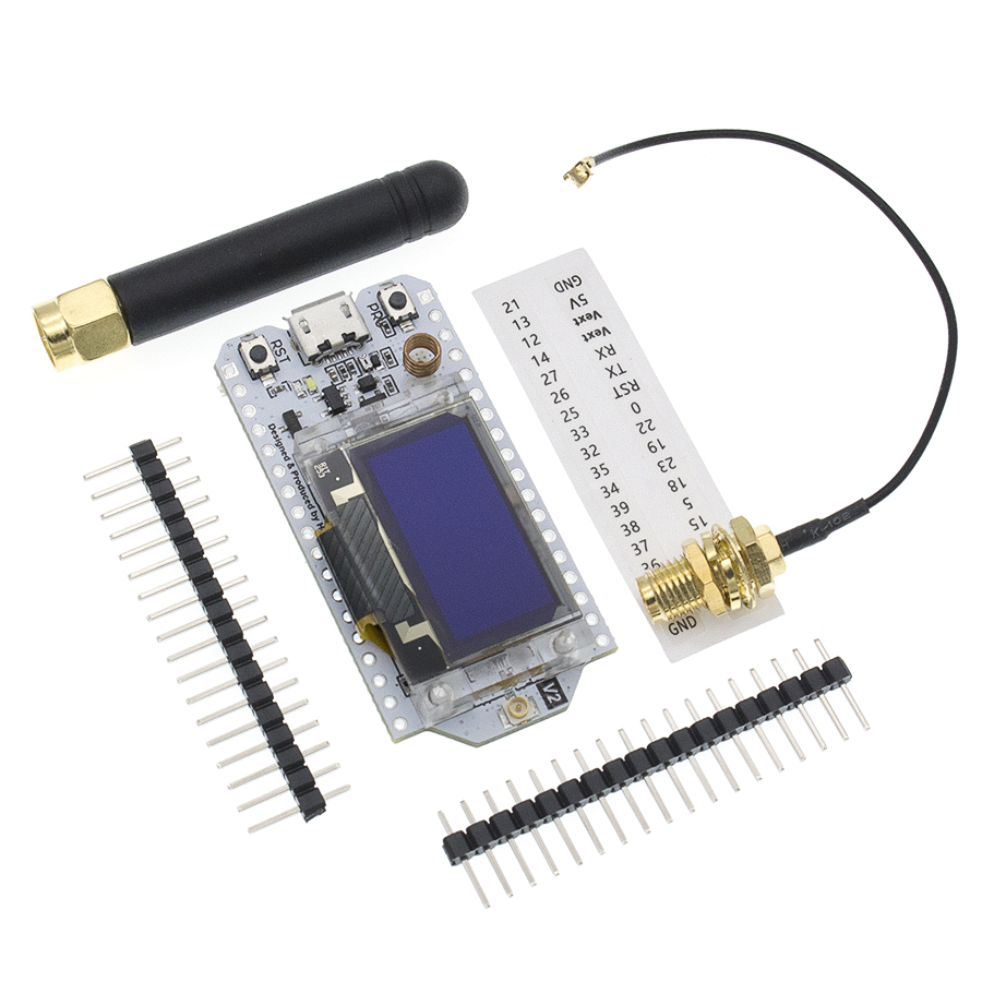 SX1276 SX1278 ESP32 LoRa 868MHz/915MHz/433MHz 0.96 Inch Blue OLED Display Bluetooth WIFI Kit 32 Development Board