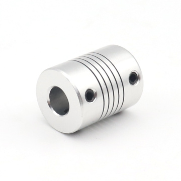 1pcs 8x10 8mm to 10mm D19L25 Aluminum Alloy Z Axis Flexible Coupling For Stepper Motor Coupler Shaft Couplings 3D Printer Parts