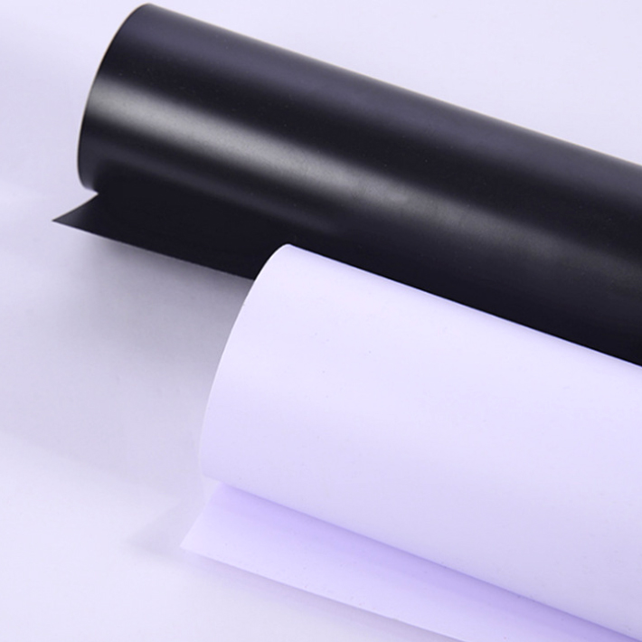 White 250 Micron Clear Rigid PVC Roll Plastic