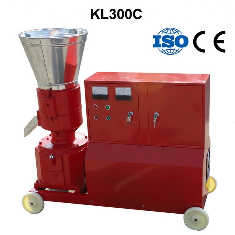 KL300C 22KW Pellet Press Animal Feed Wood Pellet Mill Biomass Pellet Machine