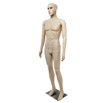 K3 Male Straight Hand Straight Foot Body Model Mannequin Skin Color Male Dummy Torso Tailor Clothes Model Display Men's Full Bod