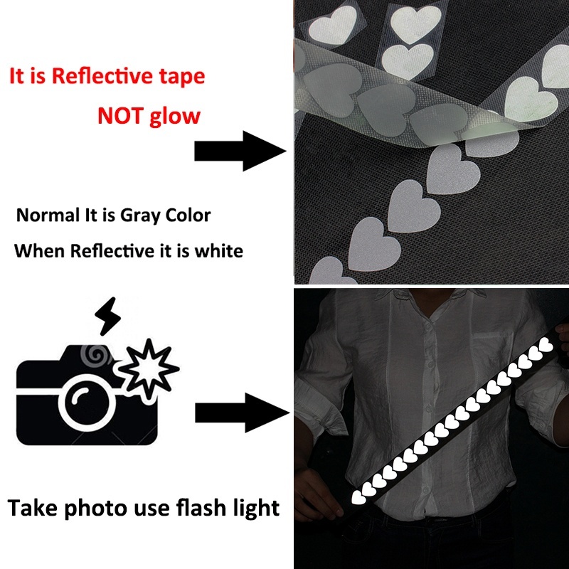 Silver Reflective Iron on Stickers Heat transfer Vinyl Sheet For Clothes DIY KT-77 10pcs