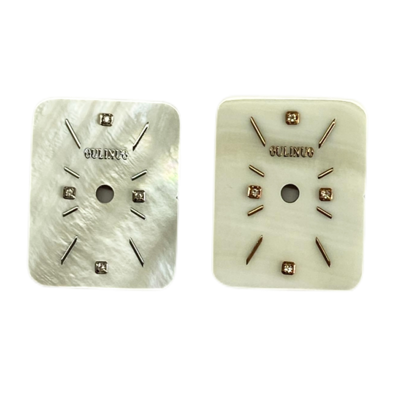Natural shell watch dial