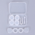 3 Pairs Cosmetic Contact Storage Box Contact Lens Case Myopia Glasses Mate Box