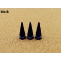 10Sets 10*26mm Bullet Cone Colorful Spikes And Studs For Clothes DIY Handmade Cool Punk Garment Rivets Leather Craft Bag Shoes