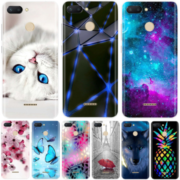 Soft Silicone Case For Xiaomi Redmi 6 Case Full Protective Soft Tpu Back Cover Phone Case For Xiaomi Redmi 6A 6 a Redmi6 Coque