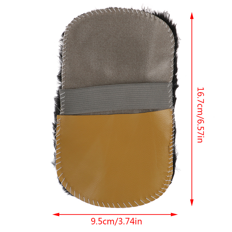 Polisher Cleaning Cleaner Glove Brush Shoe Care shoe cleaner shoe brush Soft Faux Wool Cloth Shoes