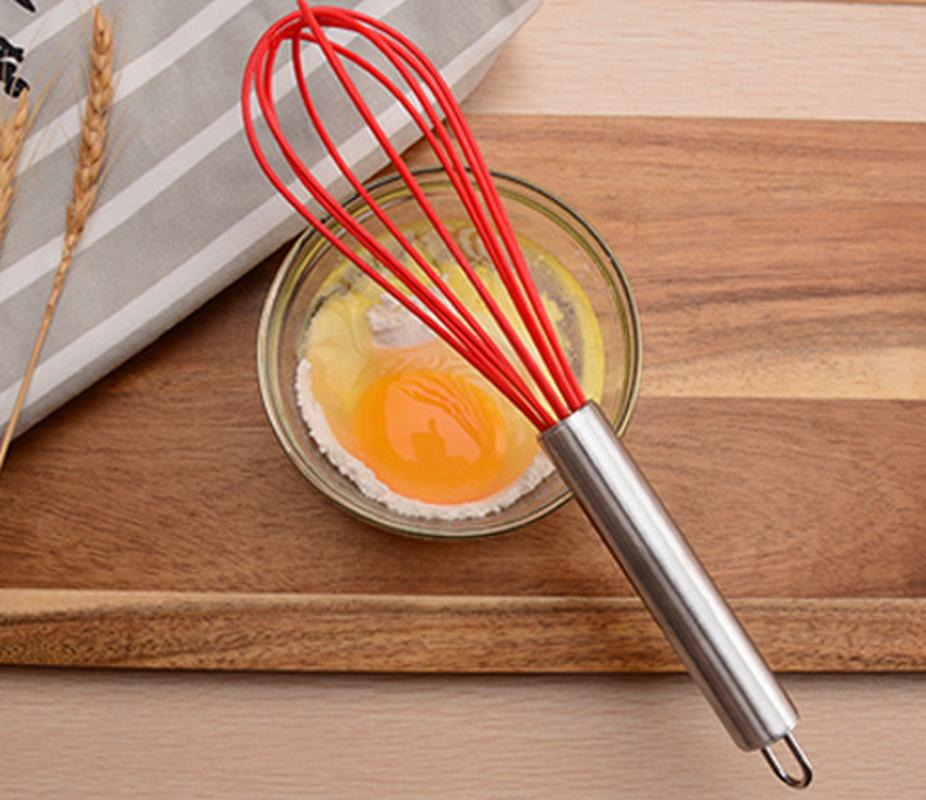 1pcs Drink Whisk Mixer Egg Beater Silicone Egg Beaters Kitchen Tools Hand Egg Mixer Cooking Foamer Wisk Cook Blender