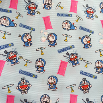 50x145CM Doraemon Polyester Canvas Fabric for Kids Cloth Hometextile Backpacks Slipcover Cushion Cover DIY Material