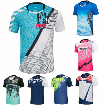 2020 Badminton Shirts Sports t shirts Men , Women Quick Dry Breathable Table Tennis shirts Running shirt Fitness Training Shirts