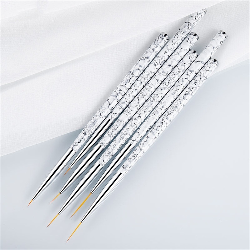 3Pcs/Set Mixed Size Marble Pattern Nail Dotting Tool for Spider Gel Professional Nail Art Design Dotting Painting Drawing Tools