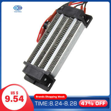AC 220V 500W Electric Ceramic Thermostatic PTC Heating Element Heater Surface Insulation Constant Temperature Air Heating
