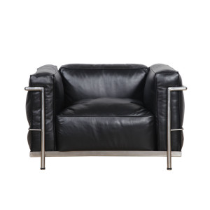 LC3 Grand Modele Leather Single Sofa