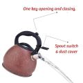 Red Durable Color Stainless Steel Whistling Tea Kettle