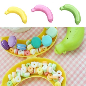 3 Colors Fruit Banana Qualified Cute Protector Box Holder Case Lunch Container Storage Box For Kids Protect Fruit Case