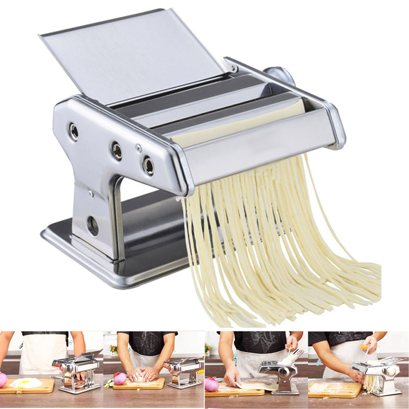 IYouNice Free Shipping Stainless Steel Manual Pasta Maker Noodle Making Machine , Vegetable Noodle Maker Machine Tool