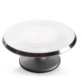 12 Inch Aluminum Alloy Turntable Cake Rotary Table Mounted Flower Table Hand Pottery Rotary Table Baking Tool