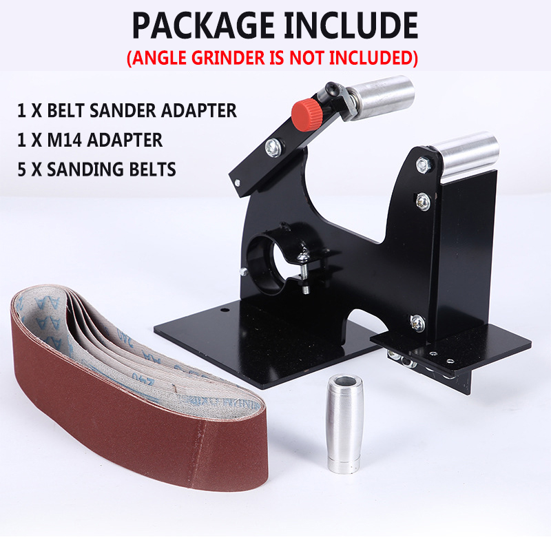 Professional Electric Iron Angle Grinder Sanding Belt Adapter 50mm Belt For 115 125 Sanding Machine Grinding Polishing Machine