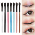 1Pc New Portable Eye Shadow Eyeliner Eyebrow Lip Brush Eyeshadow Sponge Brush Stick Applicator Eyes Makeup Cosmetic Tool Sponge