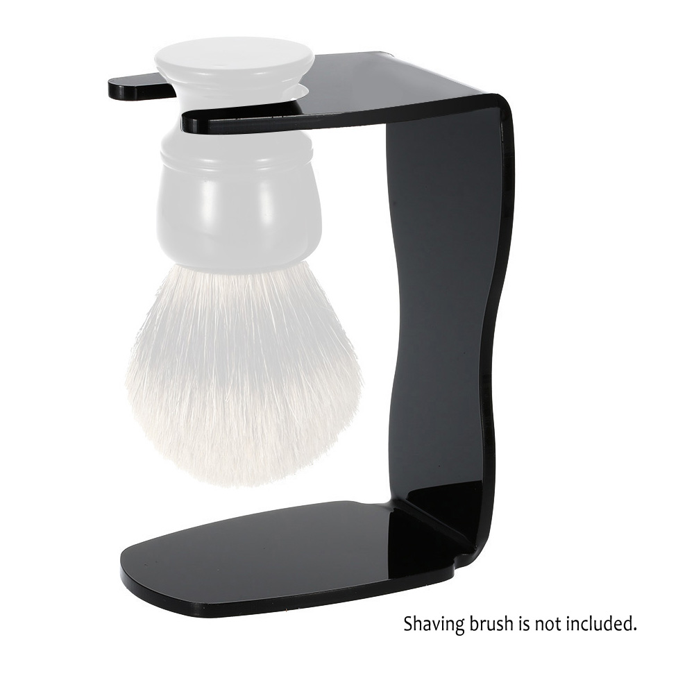 Acrylic Men's Shaving Stand Holder for Shaving Razor Bowl Shaving Brush Stand Holder Facial Male Shaving Cleaning Tool Organizer