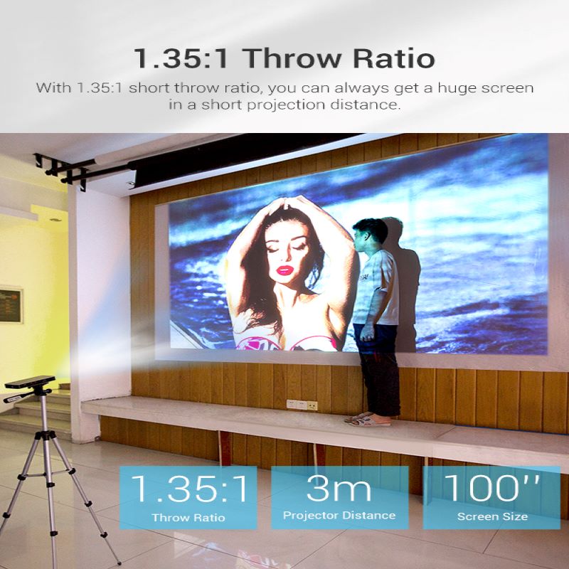 portable smart wi-fi projector