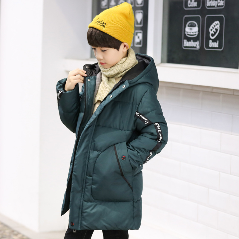 -30 degree Children cold Winter Plus velvet Jackets for Boys clothes Snowsuit Kids Parka Warm Thicken Coat Teen outwear clothing