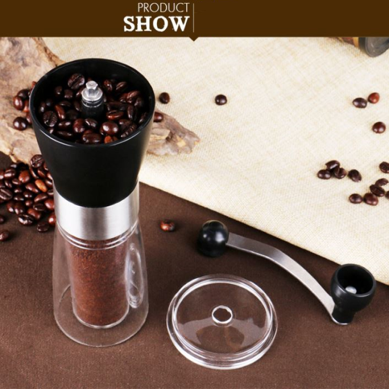 Mini Manual Ceramic Coffee Grinder Washable ABS Ceramic Core Stainless Steel Home Kitchen Manual Hand Coffee Grinder Kitchen