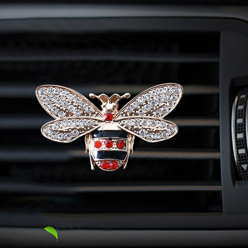 Bees Style car air freshener perfume bottle diffuser in the car auto Air conditioner outlet vent air Perfume clip