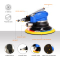 SPTA 6Inch Air Random Orbital Dual Action Sander Orbit Polisher Sanding Grinding Tools Pneumatic with Sanding Discs Paper Pad