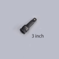 AUBON 1/2" Drive 12.5mm 3"/5"/10" CR-MO Pneumatic Drive Socket Extension Bar Black Extension Rod Hand Tool Auto Repair Tools
