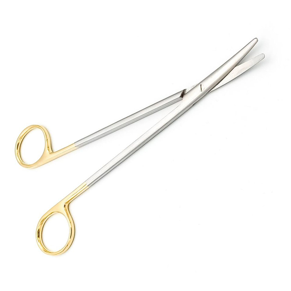 TC metzenbaum scissors curved delicate tissue cutting tonsil blunt narrow tips surgical operation theater gynecology surgery kit