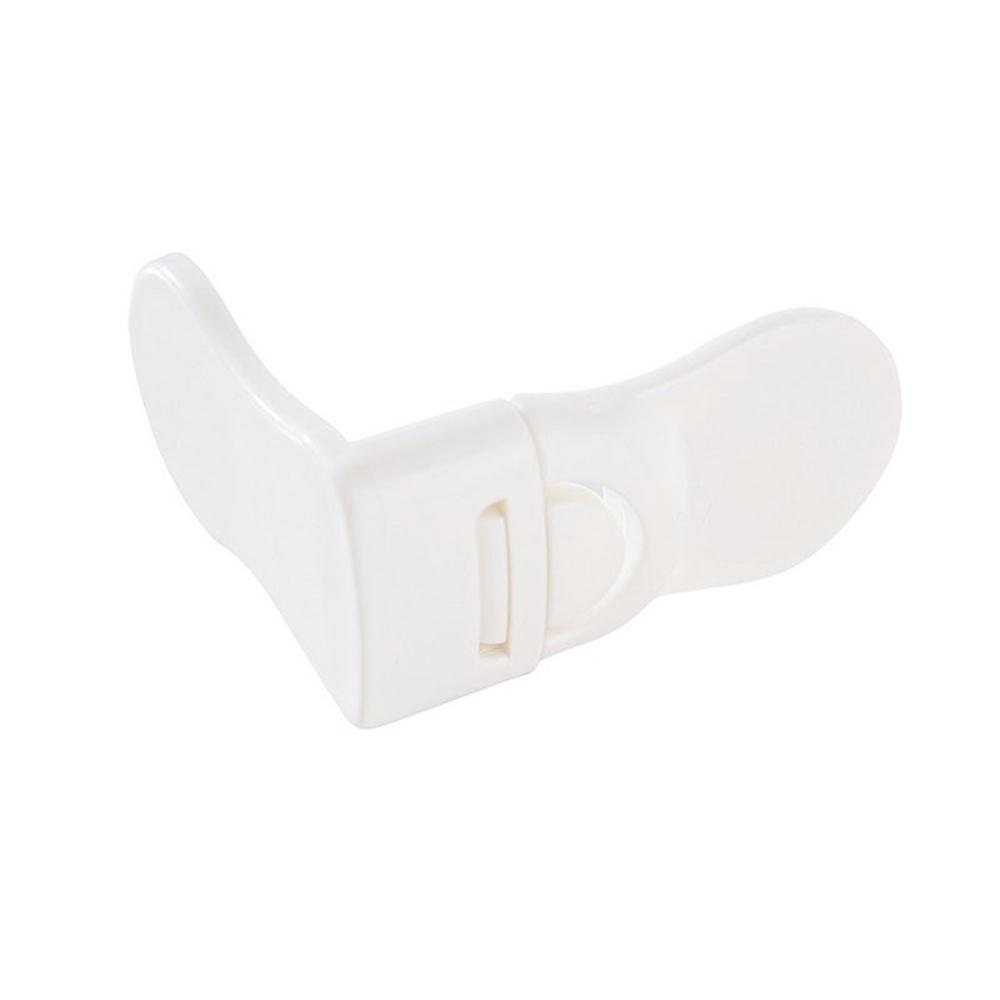 White Solid Right Angle Drawer Cabinet Protector Locks Child Baby Safety Drawer Cabinet Locks Safety Protector