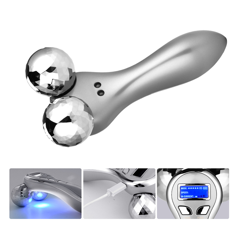 Electric Face Massager Roller Face Body Massage Beauty Tool Face Lifting Wrinkle Removal Loss Weight Slimming Massager Machine