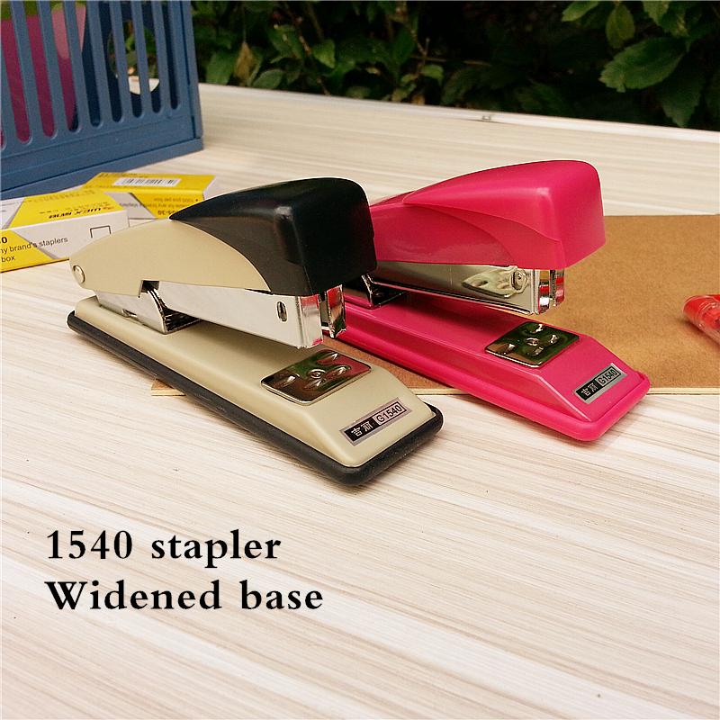 Wen Ni High Quality 3 Colors 24/6 24/8 Metal Standard Stapler With Staples School Office Binding Supplies1540 free shipping